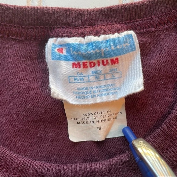 Champion Heritage Big Logo Vintage T-Shirt Medium - Picture 4 of 10
